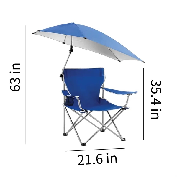 Portable Foldable Umbrella Camping Chair for Outdoor - Portable Foldable Umbrella Camping Chair for Outdoor - Image 1 of 2