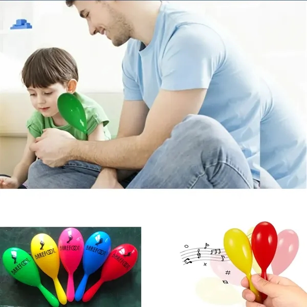 Plastic Mini Maraca Musical Instrument - Plastic Mini Maraca Musical Instrument - Image 0 of 2