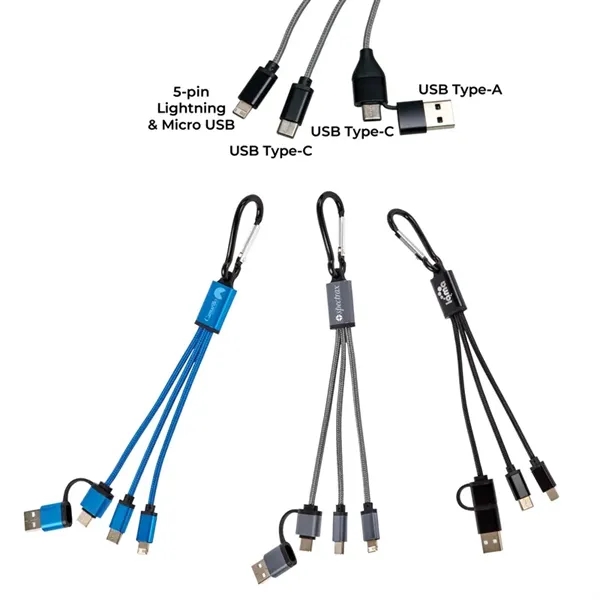Libra 4-in-1 Charging Cable Set - Libra 4-in-1 Charging Cable Set - Image 0 of 3