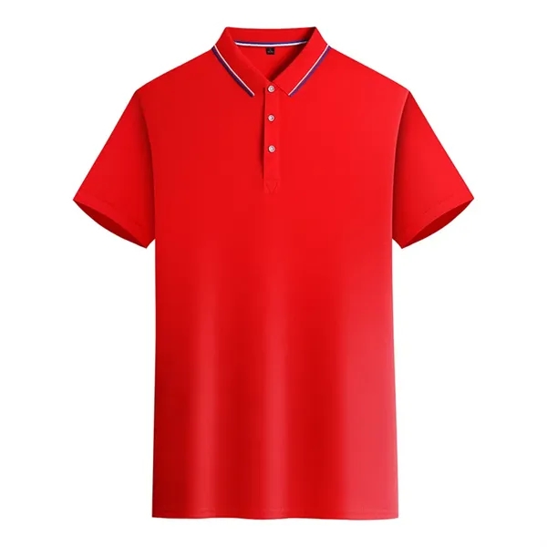 Unisex Short Sleeve Pocket Polo Shirt Uniform Performance Sh - Unisex Short Sleeve Pocket Polo Shirt Uniform Performance Sh - Image 4 of 11