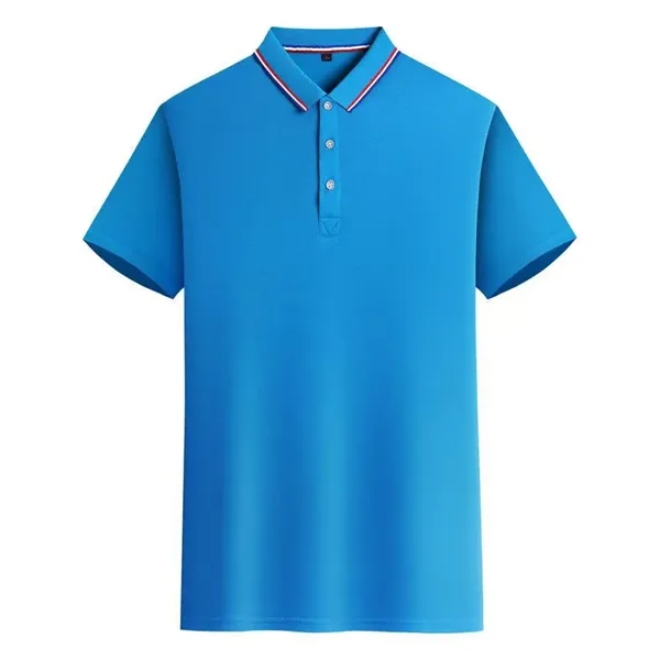 Unisex Short Sleeve Pocket Polo Shirt Uniform Performance Sh - Unisex Short Sleeve Pocket Polo Shirt Uniform Performance Sh - Image 8 of 11