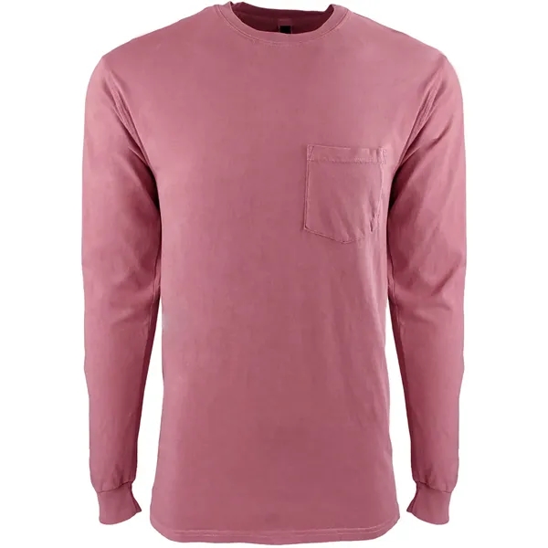 Next Level Apparel Adult Inspired Dye Long-Sleeve Crew wi... - Next Level Apparel Adult Inspired Dye Long-Sleeve Crew wi... - Image 22 of 23