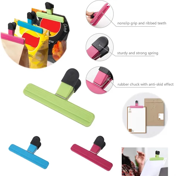 6 1/10" Chip Bag Clips - 6 1/10" Chip Bag Clips - Image 1 of 13