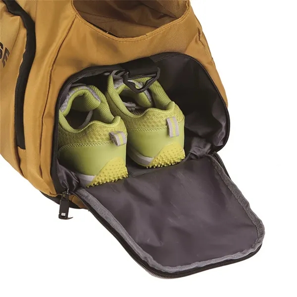 Waterproof Gym Duffel Bag Crossbody Backpack - Waterproof Gym Duffel Bag Crossbody Backpack - Image 4 of 5