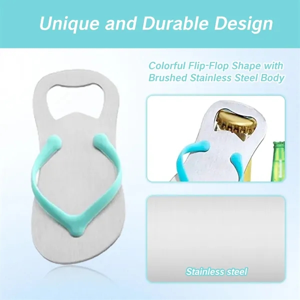 Creative Flip Flop Bottle Opener Funny Hawaiian Party Favors - Creative Flip Flop Bottle Opener Funny Hawaiian Party Favors - Image 2 of 6
