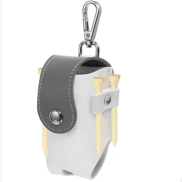 PortableGolf Ball Pouch Pu Leather Hang On Waist Gift - PortableGolf Ball Pouch Pu Leather Hang On Waist Gift - Image 4 of 5