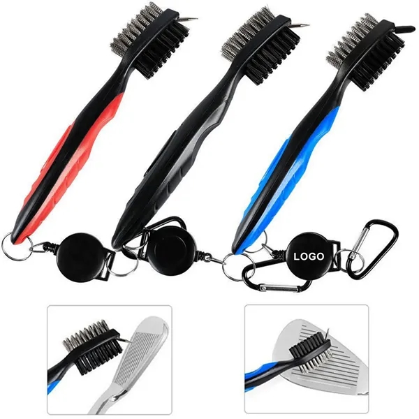 Multi Functional Double-Sided Golf Brush - Multi Functional Double-Sided Golf Brush - Image 2 of 8