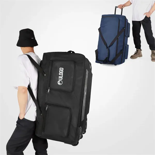 32-40" Large Foldable Travel Wheeled Rolling Duffel Bags - 32-40" Large Foldable Travel Wheeled Rolling Duffel Bags - Image 0 of 5