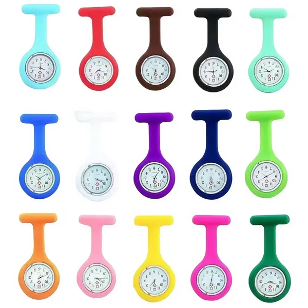 Silicone Nurse Watch Brooch - Silicone Nurse Watch Brooch - Image 0 of 3