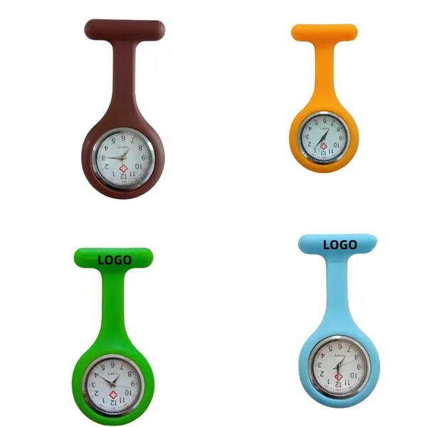 Silicone Nurse Watch Brooch - Silicone Nurse Watch Brooch - Image 2 of 3