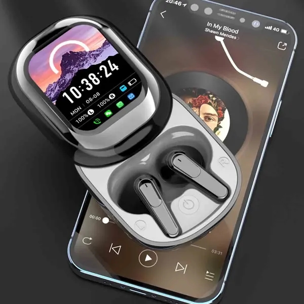In-ear Bluetooth Earbuds with Screen - In-ear Bluetooth Earbuds with Screen - Image 3 of 3