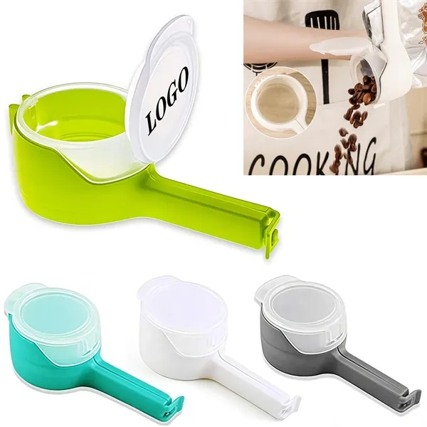 Food Storage Clips With Pour Spouts - Food Storage Clips With Pour Spouts - Image 0 of 9