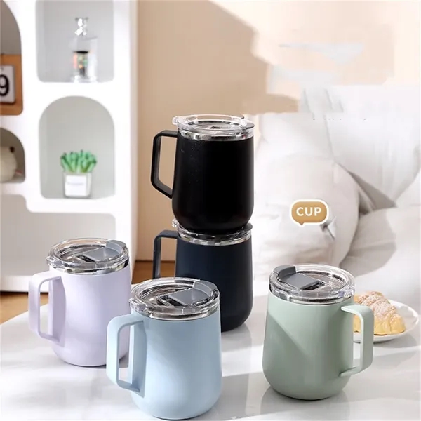 15oz 304 Stainless Steel Coffee Mugs - 15oz 304 Stainless Steel Coffee Mugs - Image 3 of 4