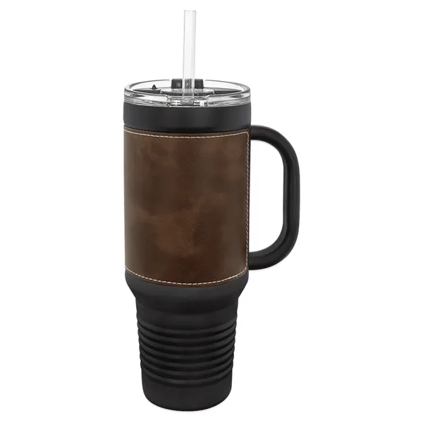 Polar Camel 40oz Leatherette/Black Stainless Travel Mug - Polar Camel 40oz Leatherette/Black Stainless Travel Mug - Image 13 of 17
