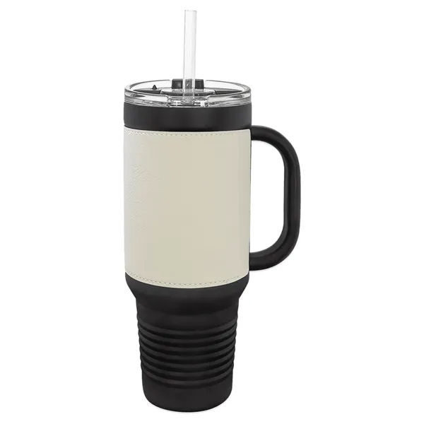 Polar Camel 40oz Leatherette/Black Stainless Travel Mug - Polar Camel 40oz Leatherette/Black Stainless Travel Mug - Image 17 of 17