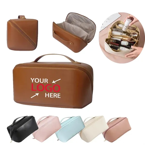Large Capacity Travel Cosmetic Bag with Handle - Large Capacity Travel Cosmetic Bag with Handle - Image 0 of 3