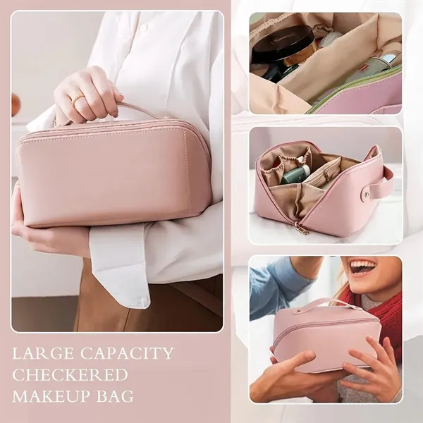 Large Capacity Travel Cosmetic Bag with Handle - Large Capacity Travel Cosmetic Bag with Handle - Image 2 of 3