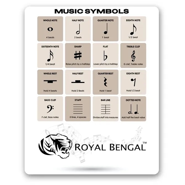 Music Symbol Magnet - MADE IN USA - Music Symbol Magnet - MADE IN USA - Image 0 of 1