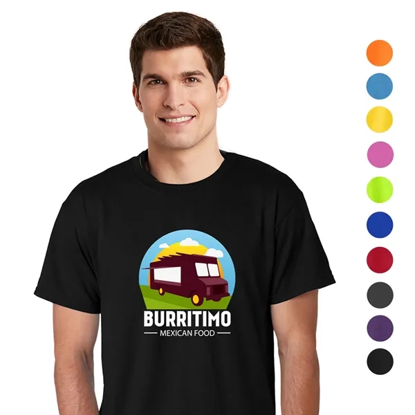 Jerzees 5.6oz 50:50 Cotton / Polyester Preshrunk T-Shirt - Jerzees 5.6oz 50:50 Cotton / Polyester Preshrunk T-Shirt - Image 0 of 47