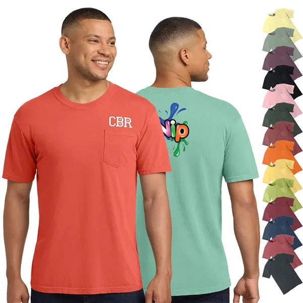 Comfort Colors ® Heavyweight Ring Spun Pocket Tee - Comfort Colors ® Heavyweight Ring Spun Pocket Tee - Image 0 of 23