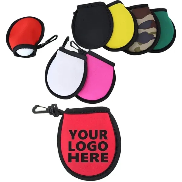 MOQ100 Golf Ball Cleaning Pouch With Clip - MOQ100 Golf Ball Cleaning Pouch With Clip - Image 0 of 0
