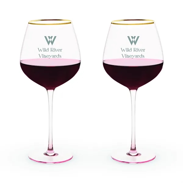 Twine Living® Rose Crystal Red Wine Glass - Twine Living® Rose Crystal Red Wine Glass - Image 0 of 6
