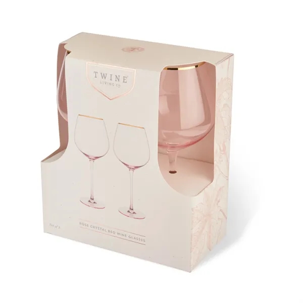 Twine Living® Rose Crystal Red Wine Glass - Twine Living® Rose Crystal Red Wine Glass - Image 1 of 6