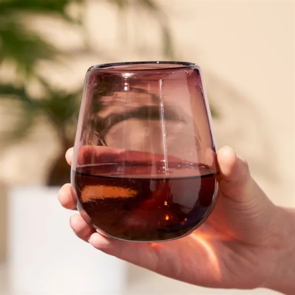 Twine Living® Rosado Recycled Stemless Wine Glass - Twine Living® Rosado Recycled Stemless Wine Glass - Image 6 of 8
