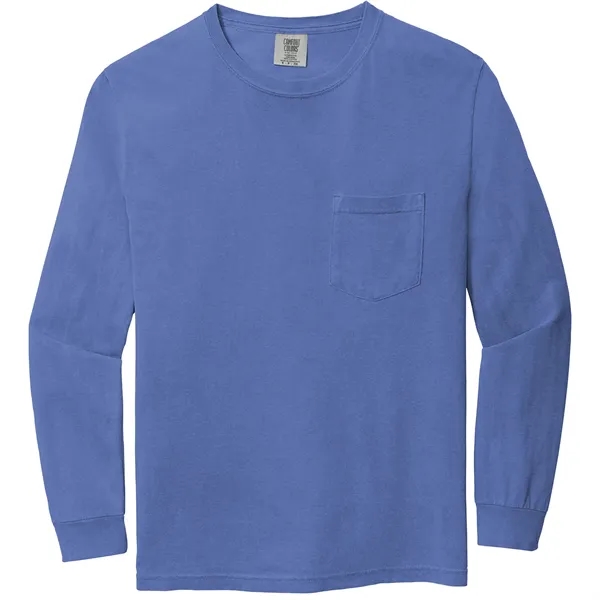 Comfort Colors® Heavyweight Ring Spun Long Sleeve Pocket Tee - Comfort Colors® Heavyweight Ring Spun Long Sleeve Pocket Tee - Image 14 of 23