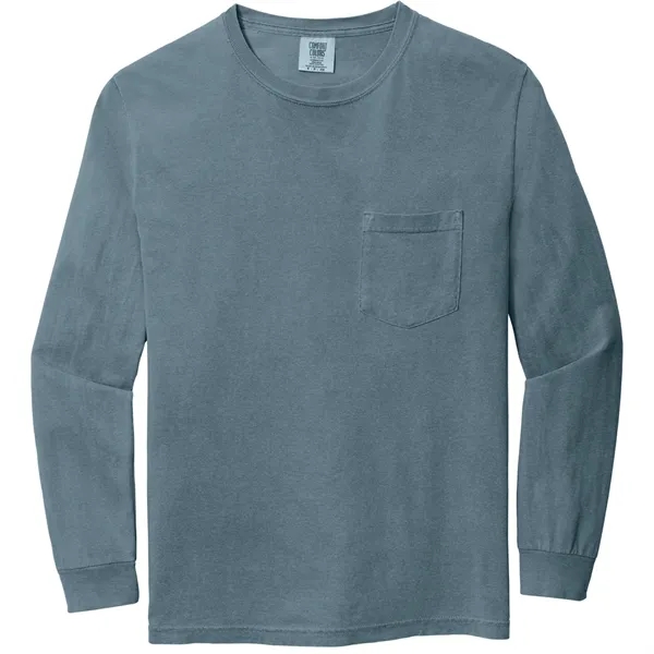 Comfort Colors® Heavyweight Ring Spun Long Sleeve Pocket Tee - Comfort Colors® Heavyweight Ring Spun Long Sleeve Pocket Tee - Image 17 of 23