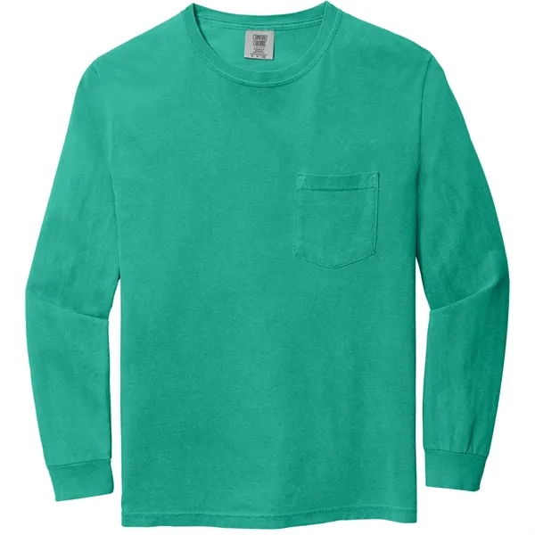 Comfort Colors® Heavyweight Ring Spun Long Sleeve Pocket Tee - Comfort Colors® Heavyweight Ring Spun Long Sleeve Pocket Tee - Image 18 of 23