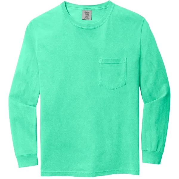 Comfort Colors® Heavyweight Ring Spun Long Sleeve Pocket Tee - Comfort Colors® Heavyweight Ring Spun Long Sleeve Pocket Tee - Image 19 of 23