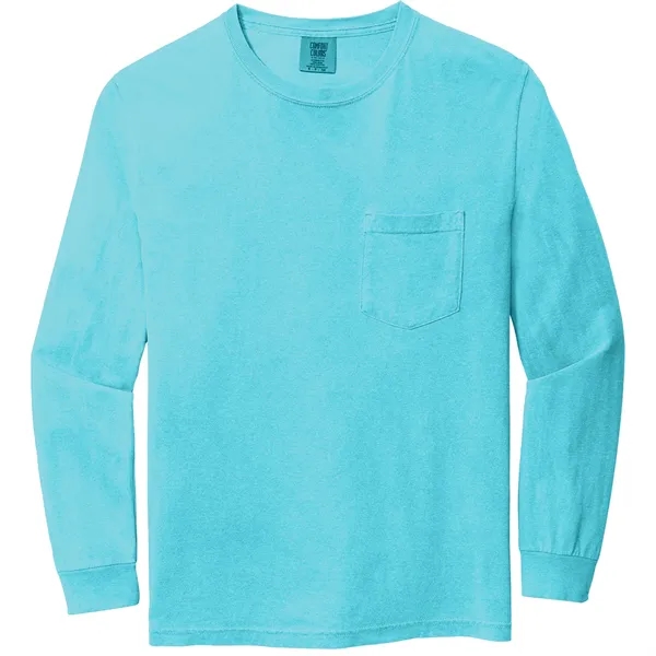Comfort Colors® Heavyweight Ring Spun Long Sleeve Pocket Tee - Comfort Colors® Heavyweight Ring Spun Long Sleeve Pocket Tee - Image 20 of 23