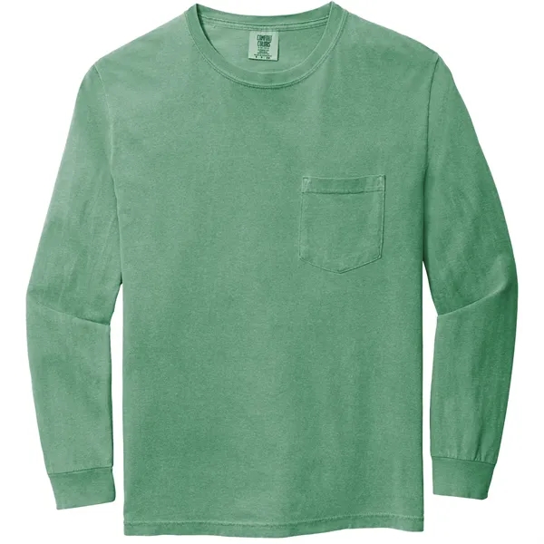 Comfort Colors® Heavyweight Ring Spun Long Sleeve Pocket Tee - Comfort Colors® Heavyweight Ring Spun Long Sleeve Pocket Tee - Image 21 of 23