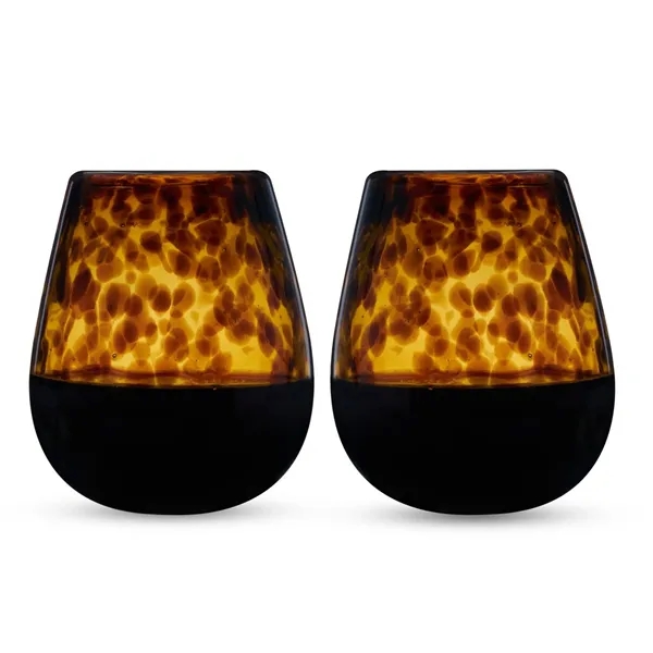 Twine Living® Tortuga Stemless Recycled Wine Glass - Twine Living® Tortuga Stemless Recycled Wine Glass - Image 2 of 9