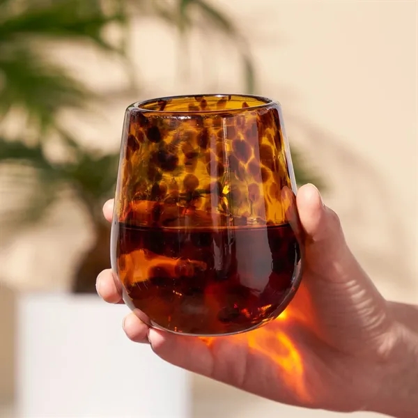 Twine Living® Tortuga Stemless Recycled Wine Glass - Twine Living® Tortuga Stemless Recycled Wine Glass - Image 6 of 9