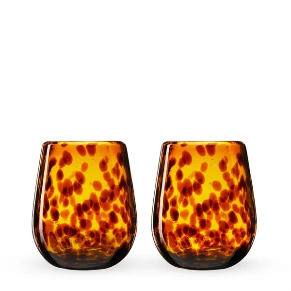 Twine Living® Tortuga Stemless Recycled Wine Glass - Twine Living® Tortuga Stemless Recycled Wine Glass - Image 8 of 9