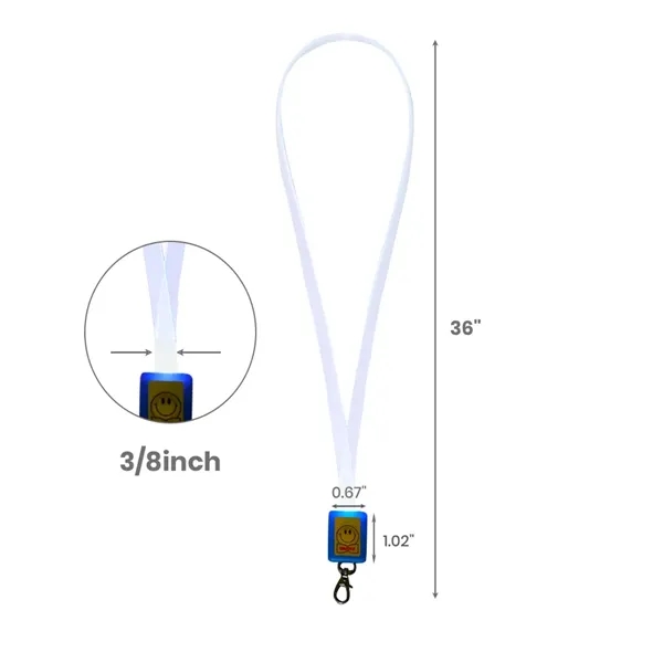 LED Light Up Neon Lanyard - LED Light Up Neon Lanyard - Image 3 of 12