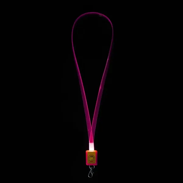 LED Light Up Neon Lanyard - LED Light Up Neon Lanyard - Image 7 of 12