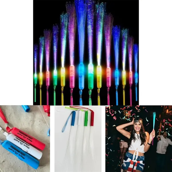 Glow Fiber Sticks LED Light Wand - Glow Fiber Sticks LED Light Wand - Image 0 of 5