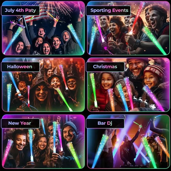 Glow Fiber Sticks LED Light Wand - Glow Fiber Sticks LED Light Wand - Image 3 of 5