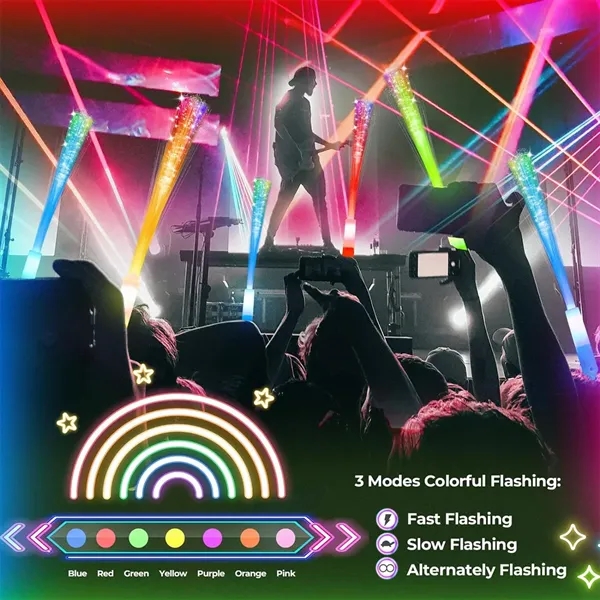 Glow Fiber Sticks LED Light Wand - Glow Fiber Sticks LED Light Wand - Image 4 of 5