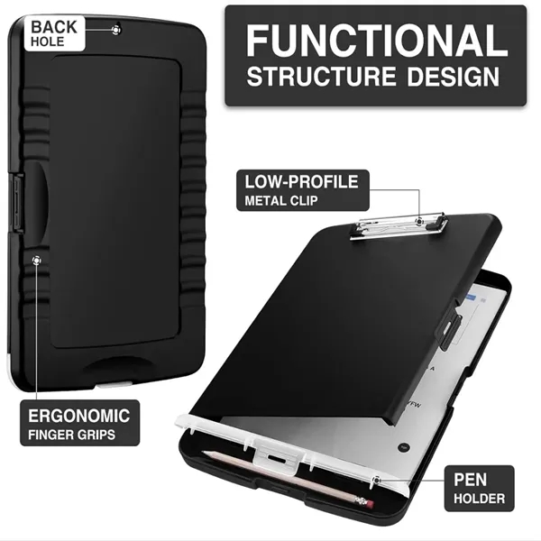 High Capacity Clipboard With Storage Case - High Capacity Clipboard With Storage Case - Image 2 of 5
