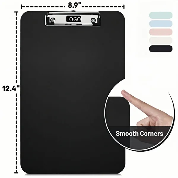 Durable Plastic Clipboard With Strong Clip - Durable Plastic Clipboard With Strong Clip - Image 1 of 5