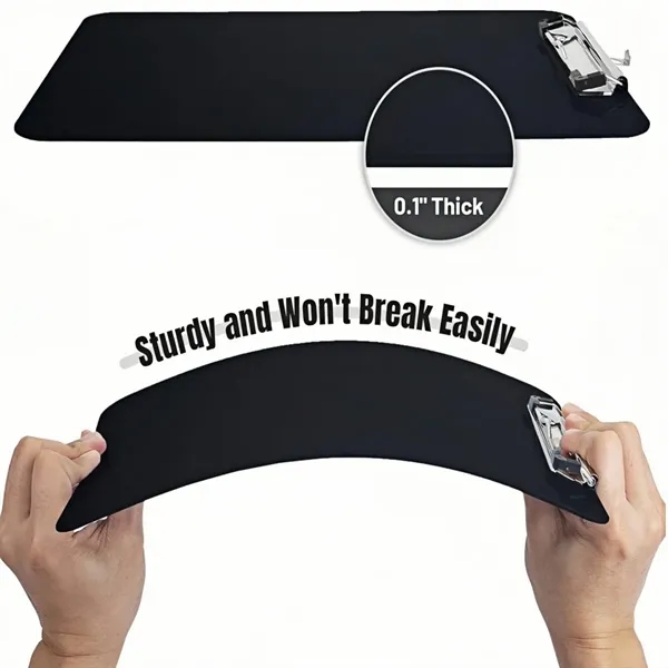 Durable Plastic Clipboard With Strong Clip - Durable Plastic Clipboard With Strong Clip - Image 3 of 5