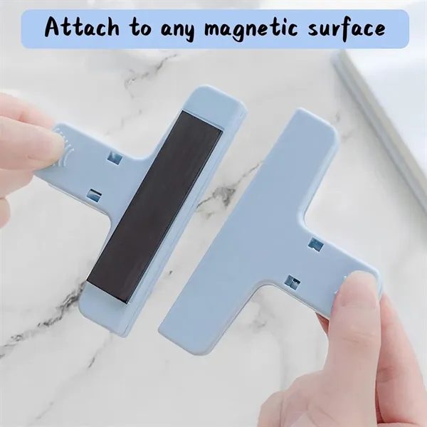Multicolor Refrigerator Magnetic Bag Clips - Multicolor Refrigerator Magnetic Bag Clips - Image 4 of 6