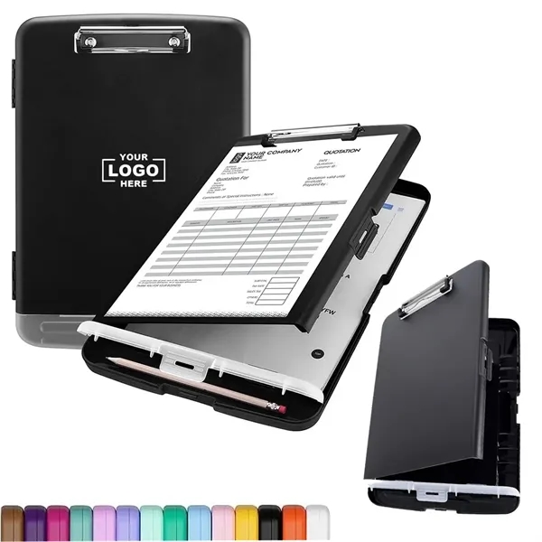 A4 Document Storage Clipboards with Pen Holder - A4 Document Storage Clipboards with Pen Holder - Image 0 of 6