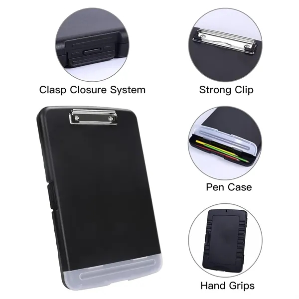 A4 Document Storage Clipboards with Pen Holder - A4 Document Storage Clipboards with Pen Holder - Image 3 of 6