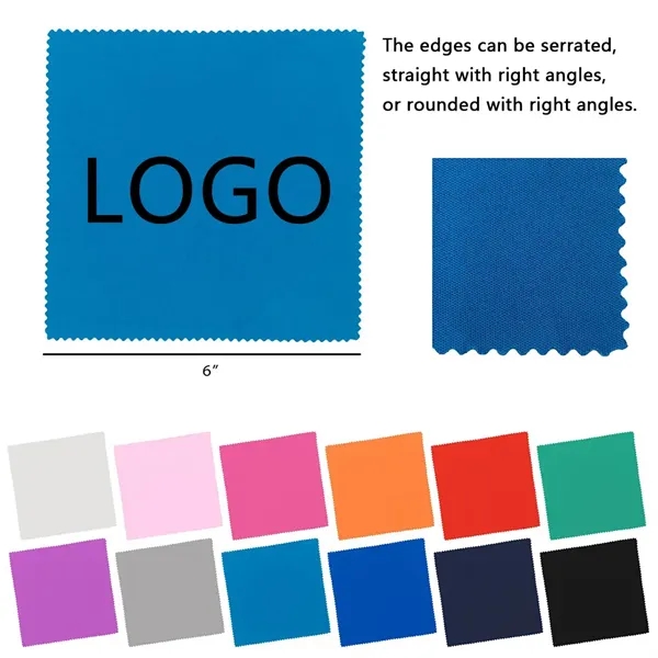 6" x 6" Custom MicroFiber Cleaning Cloth - 6" x 6" Custom MicroFiber Cleaning Cloth - Image 0 of 3