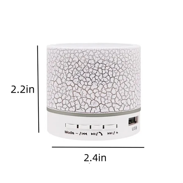 Portable LED-Lit SD Card-Enabled Bluetooth Speaker - Portable LED-Lit SD Card-Enabled Bluetooth Speaker - Image 1 of 4